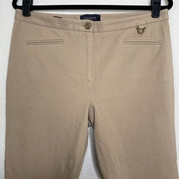 Talbots Dalton Tan Skinny Pant 10 - Picture 2 of 8